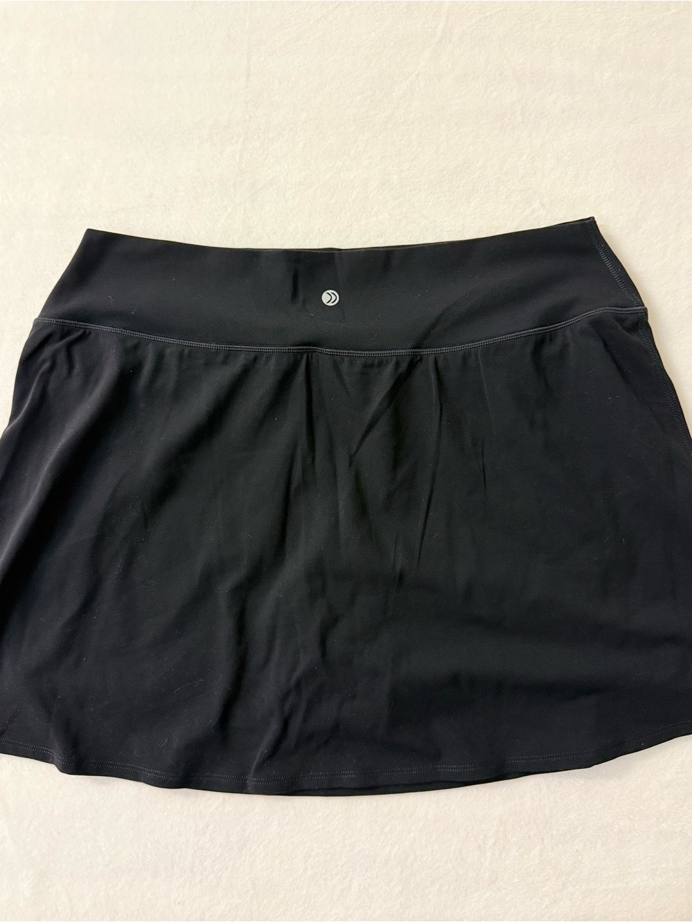 Women's Black Active Mini Skirt with Comfort Waistband